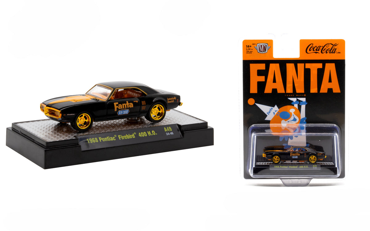 Fanta Racing M2Machines 52500-A49 1:64th Scale Fanta 1968 Pontiac Firebird 400 H.O ...
