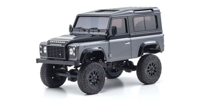 KYO32526GM MINI-Z 4x4 Crawler Land Rover Defender 90 Autobiography  RTR, Corris Gray/Santorini Black