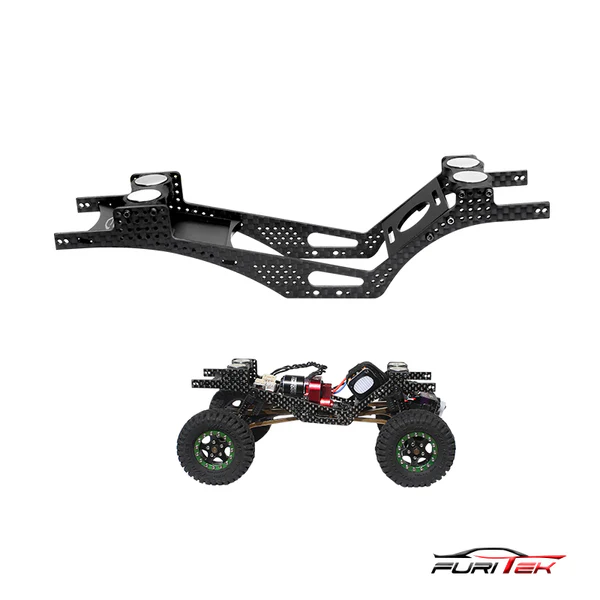 FUR-2160 Carbon Fiber Grasshopper Frame Kit For SCX24 Gladiator
