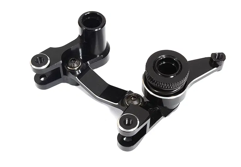 INTC25490BLACK Billet Machined Steering Bellcrank 1/10 4x4