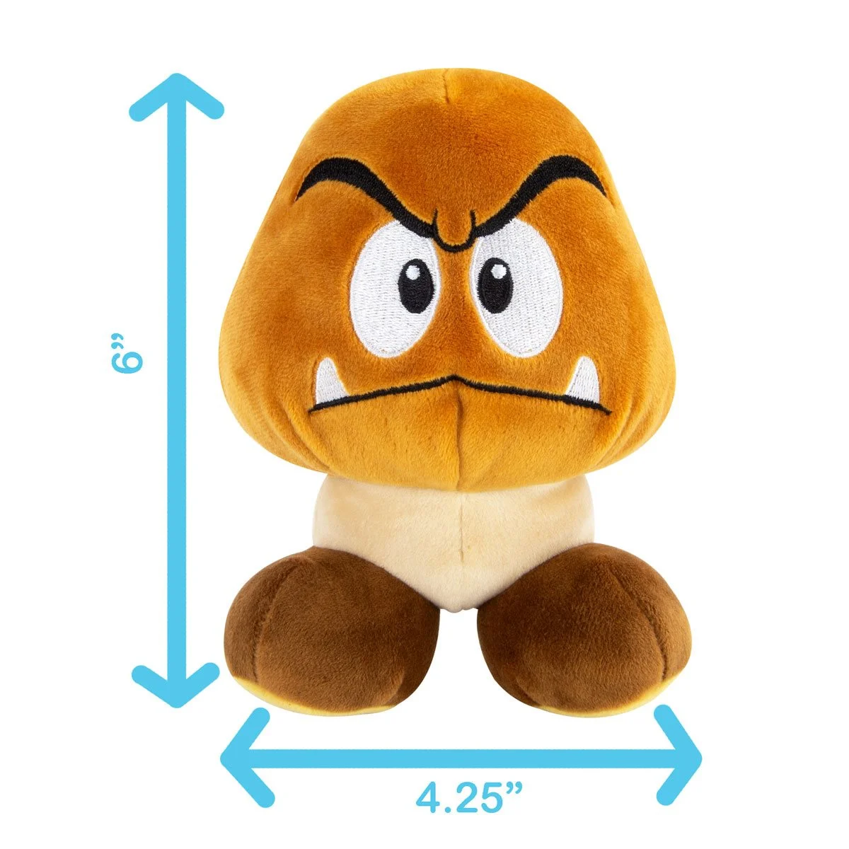 TMYT12794 Club Mocchi Mocchi Super Mario Bros. Goomba Junior 6-Inch Plush