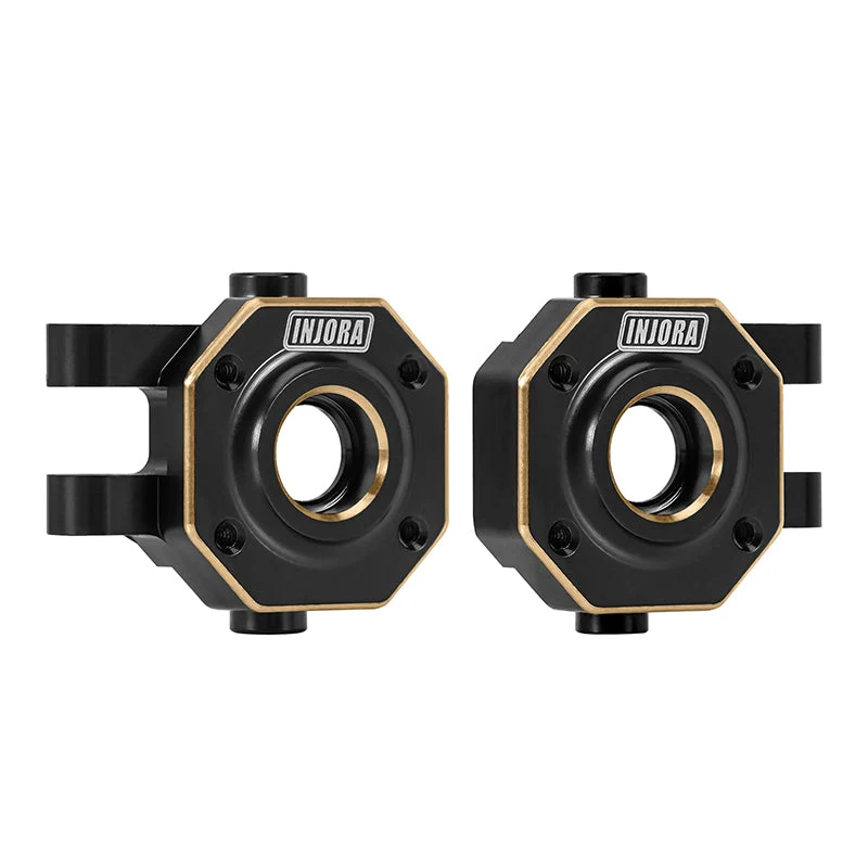 4M-100-101 INJORA Brass Steering Knuckles and Counterweight for 1/18 TRX4M