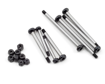 ST3640BK Traxxas Slash Polished Steel Hinge Pin w/Lock Nuts (Black)