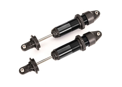 7861A Shocks, GTX, medium (aluminum, black-anodized) (fully assembled w/o springs) (2)