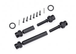 9855 Driveshafts, center, assembled (front & rear) (fits 1/18 scale TRX-4M™ vehicles with 161mm wheelbase)