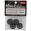 KYOMDH020GM Kyosho AWD Watanabe Eight Spoke Wheels (Black) (4) (0mm Offset)