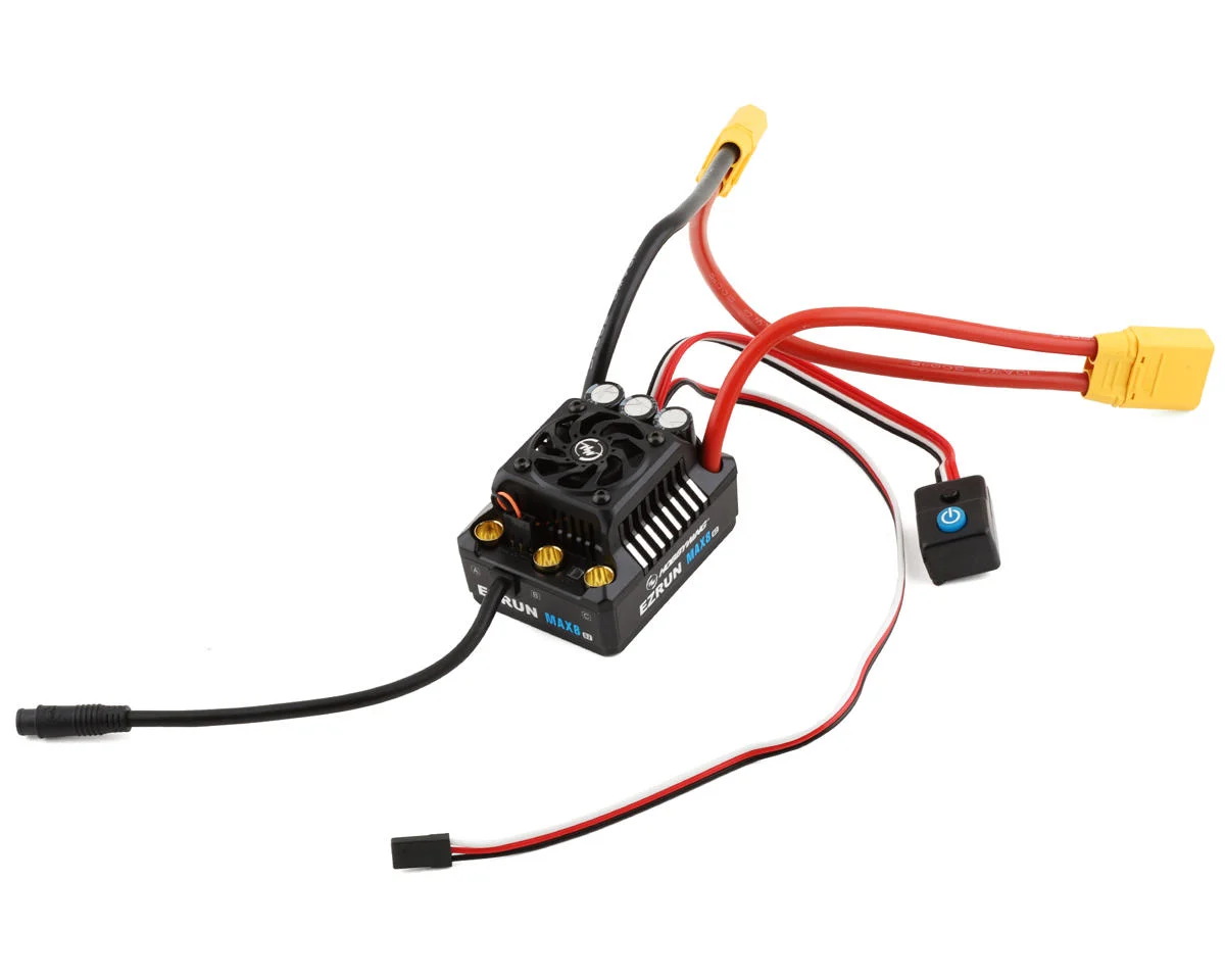 HWA30103203 Hobbywing EZRun Max8 G2 Waterproof Brushless ESC w/XT90 Plug