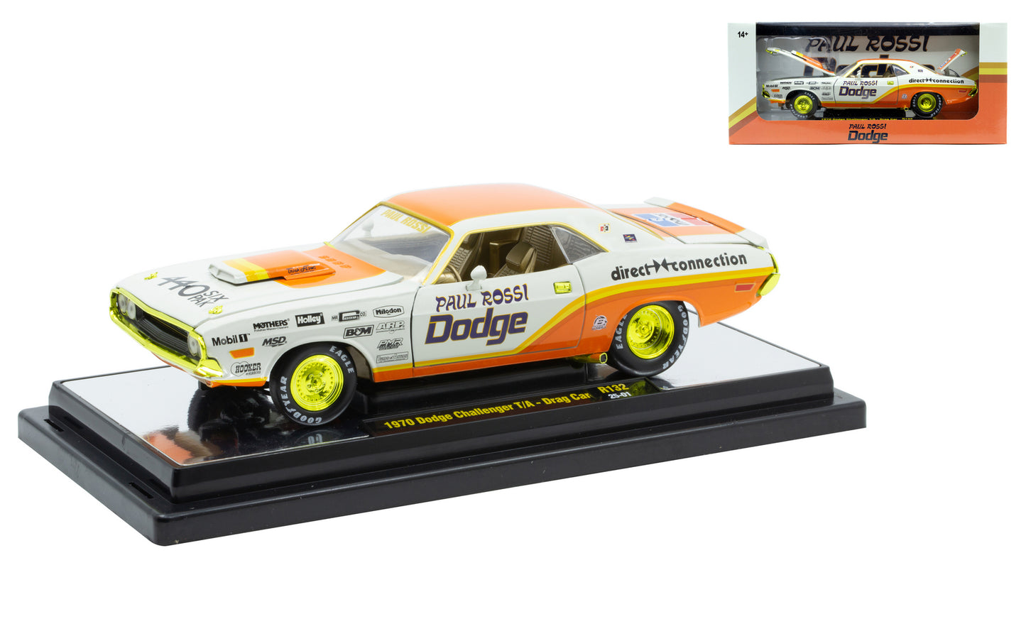 M2 Machines 40300-132 1:24th Scale 1970 Dodge Challanger CHASE!