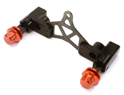 INTC28447RED Adjustable Front Body Mount & Post Set for Traxxas 1/10 4-Tec 2.0