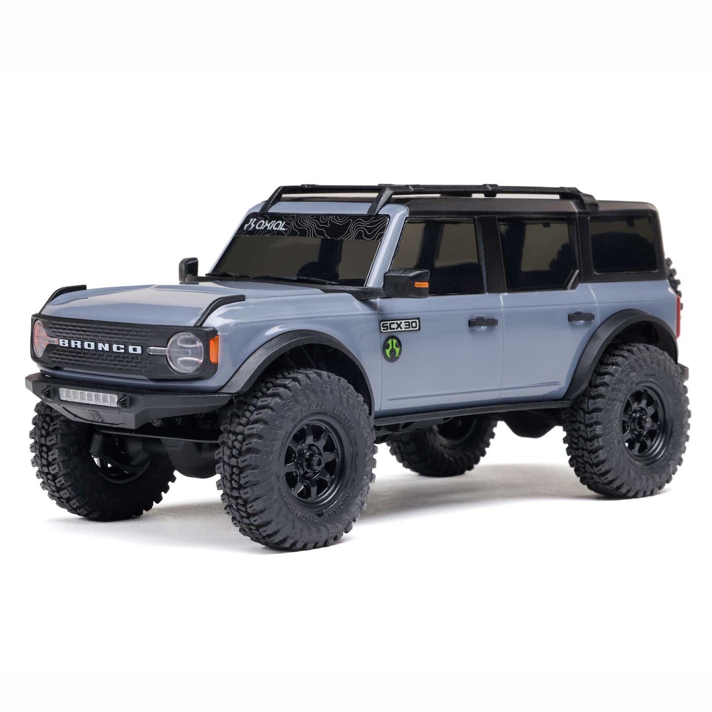 AXI-2048 1/30 SCX30 Ford Bronco 4X4 RTR Brushed Rock Crawler (Battery & Charger Included)