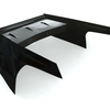 BDYDG-ZL21W Bittydesign ZL21 Pro Drag Racing Wing Set (Clear)