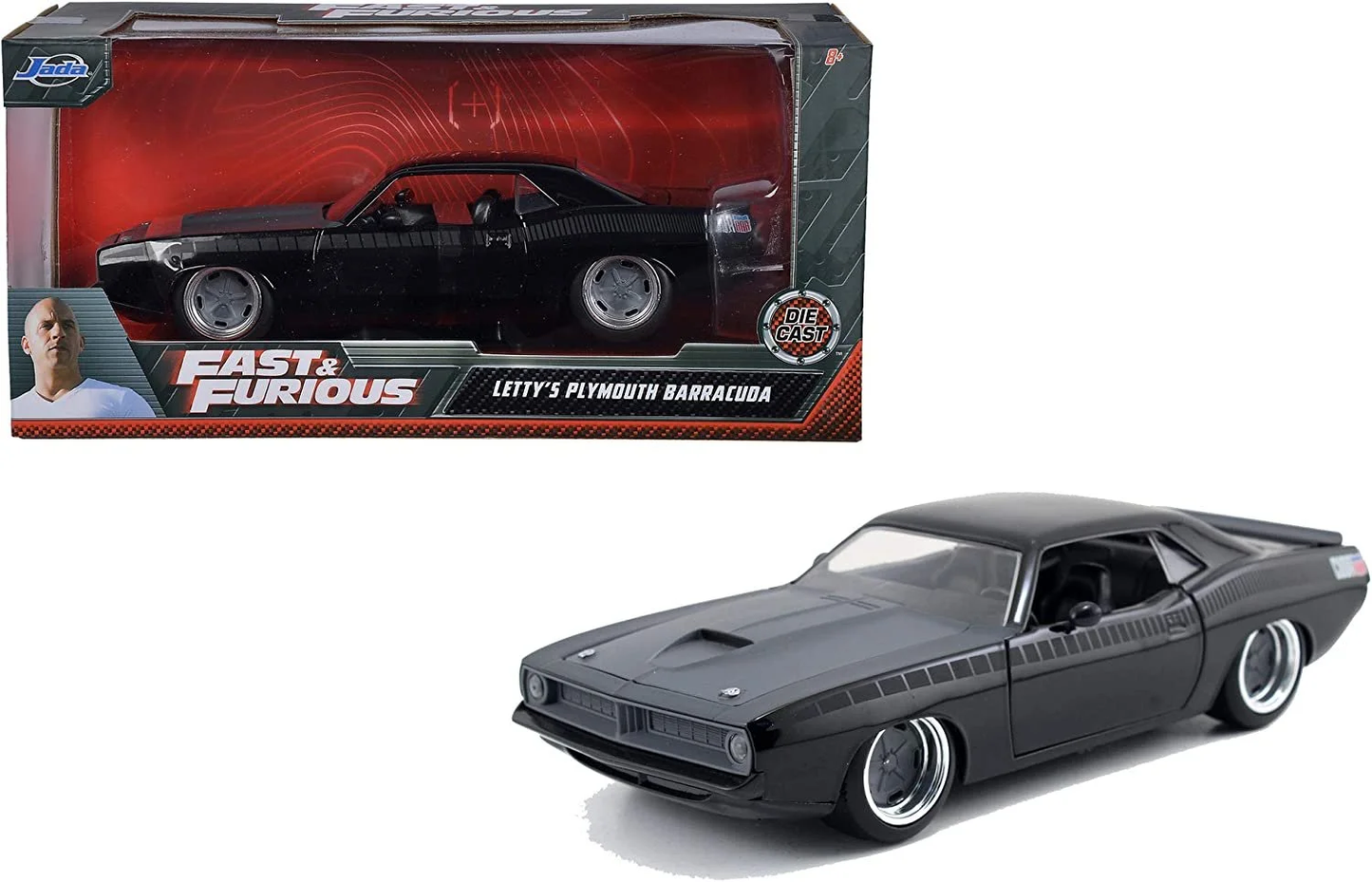 Jada 97195 1970 Letty's Plymouth Barracuda Fast & Furious