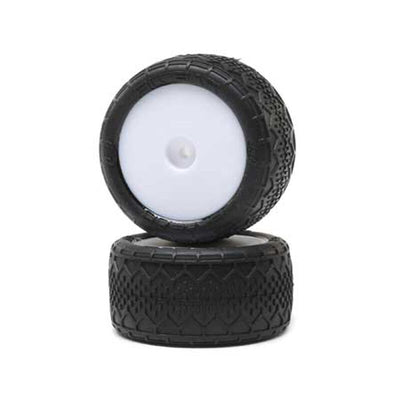 LOS41018 Mini-B Rear Wheels White