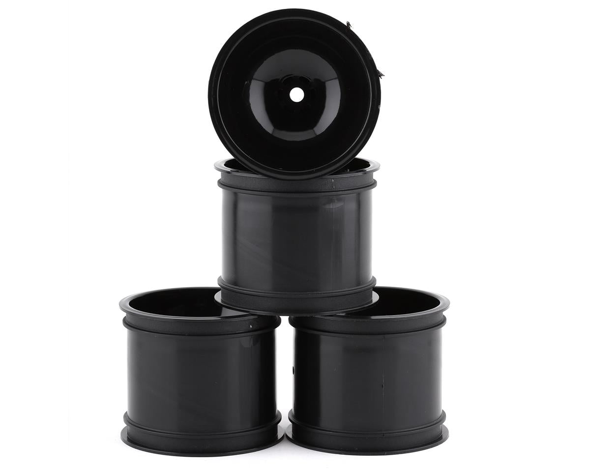 JCO3417B JConcepts 12mm Hex 2.2" Super Dish Front Wheel (Black) (4) for Traxxas Rustler/Stampede