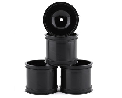 JCO3417B JConcepts 12mm Hex 2.2" Super Dish Front Wheel (Black) (4) for Traxxas Rustler/Stampede