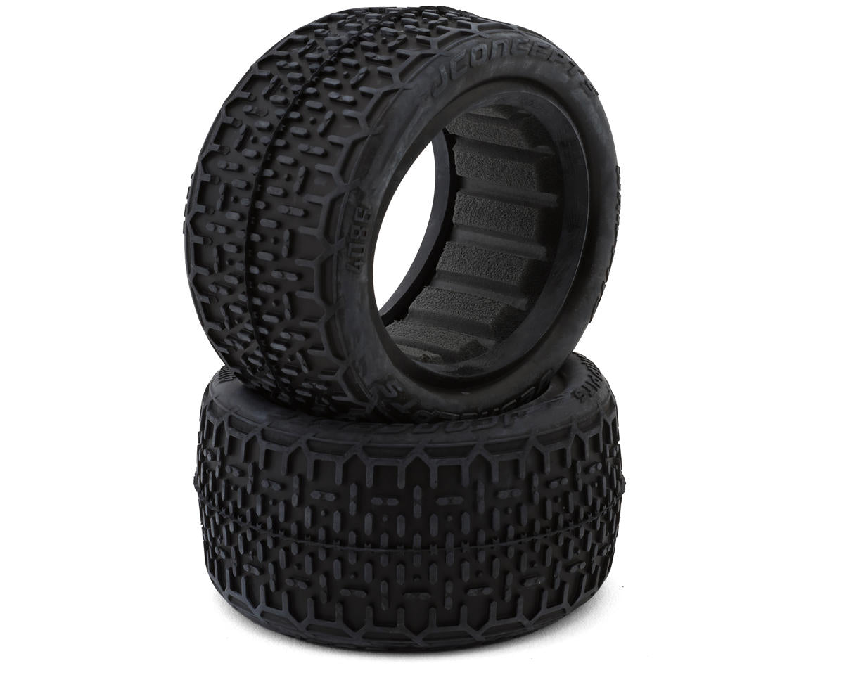 JCO4086-02 JConcepts Whippits 2.2" Rear Buggy Dirt Oval Tires (2) (Green)