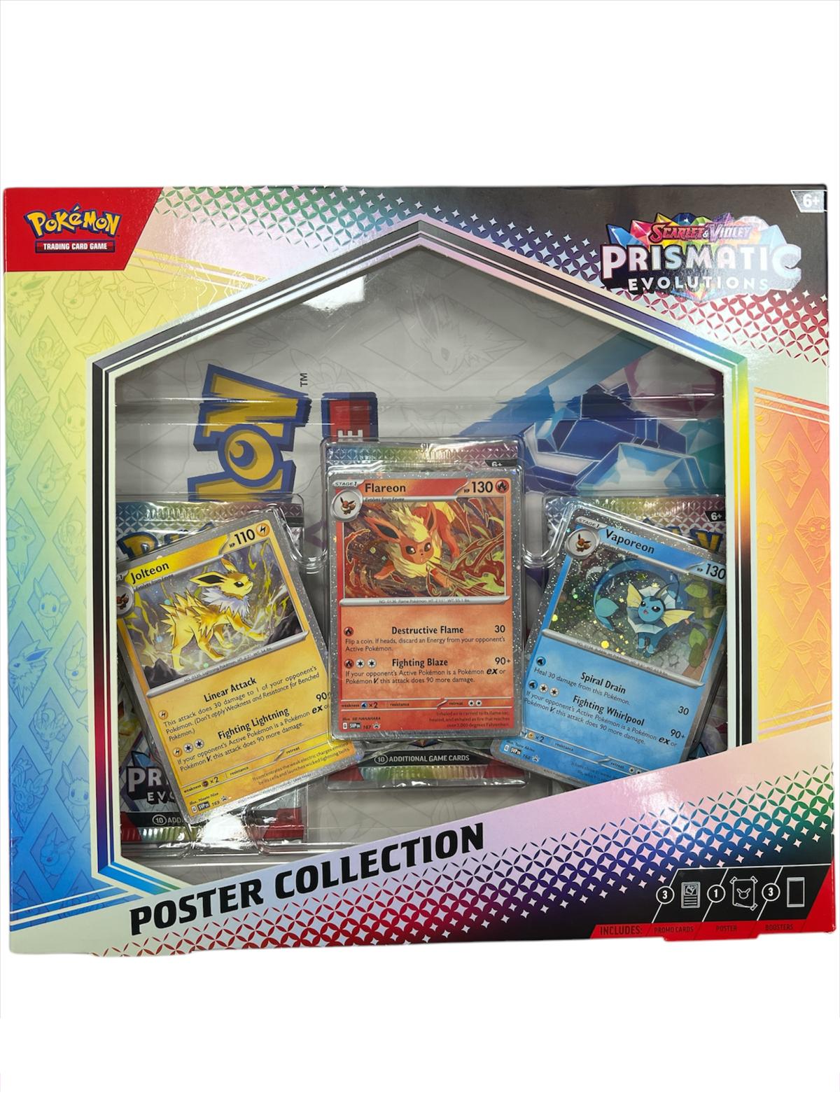 10-10024-101 Pokémon Scarlet & Violet Prismatic Evolutions Poster Collection