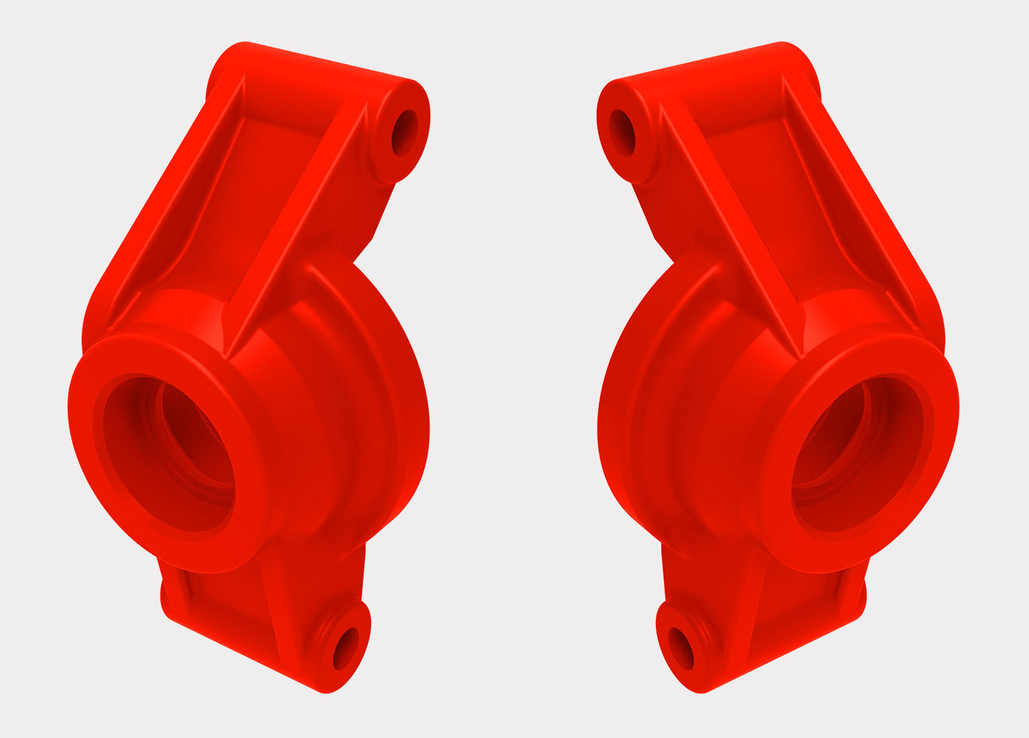10752-RED Red Stub Axle Carriers (L&R)