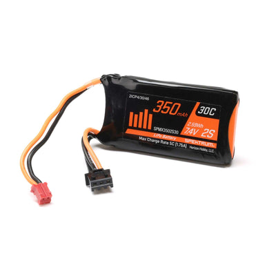 SPMX3502S30 Spektrum Accessories 7.4V 350mAh 2S LiPo Battery: SCX24 PH 2.0