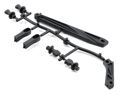 MUGE0181 Mugen Seiki Front / Rear Tension Rod & Body Post Set