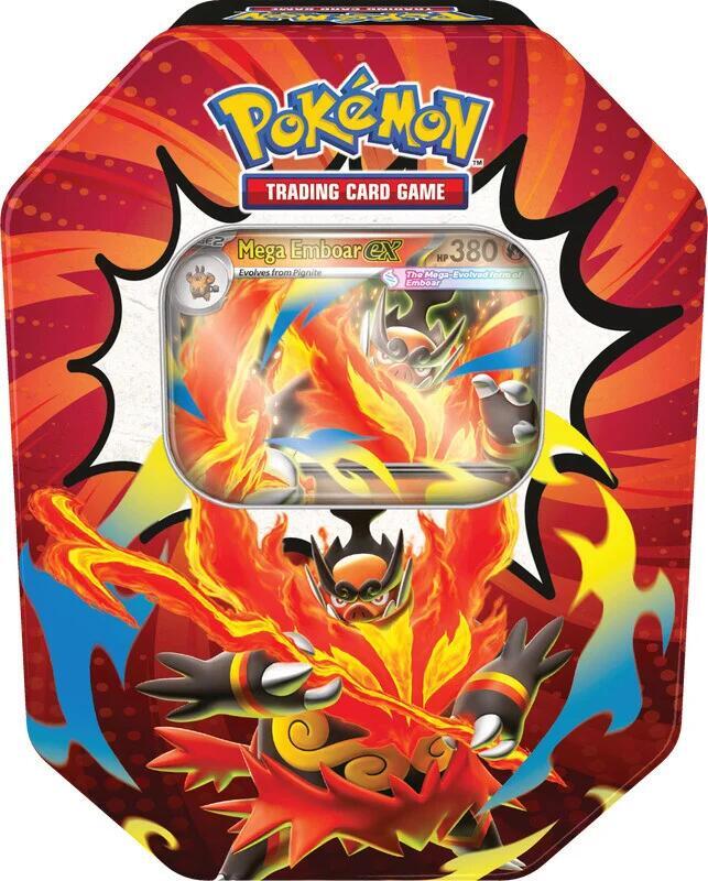 PKU10-10634-101 Pokemon Mega Evolution Ascended Heros Tin (Mega Emboar ex)