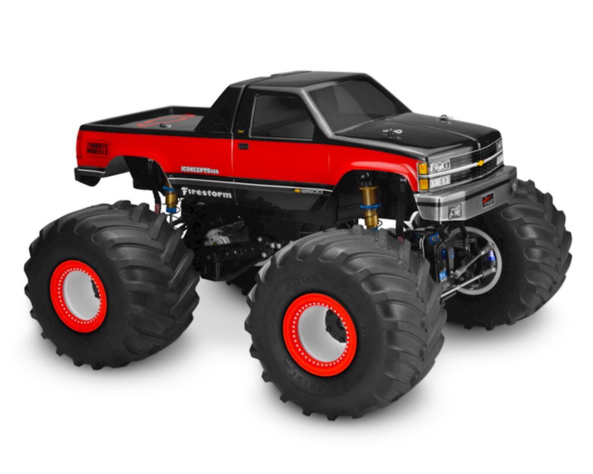 JCO0332 1988 Chevy Silverado Monster Truck Body (Clear)