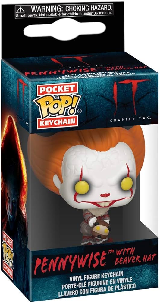 FU40651 IT-Pennywise with Beaver Hat Keychain
