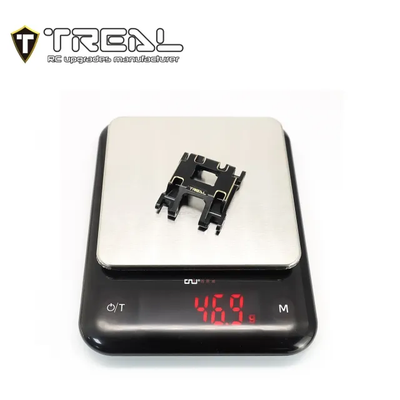 X003PO7I3V TREAL Brass Center Skid Plate CNC Machined Upgrdes for 1/18 TRX4M