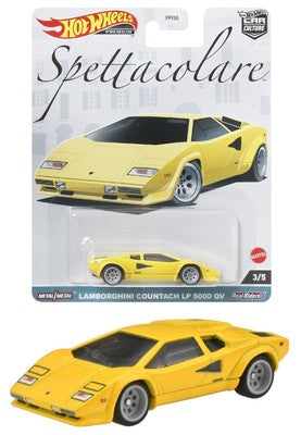 HWFPY86 Lamborghini Countach Yellow Spettacolare