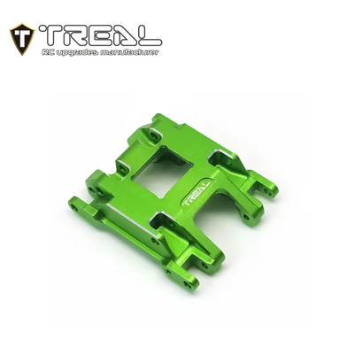 X003KPJML1 TREAL Aluminum 7075 Center Skid Plate CNC Machined Upgrdes for 1/18 TRX4M-Green