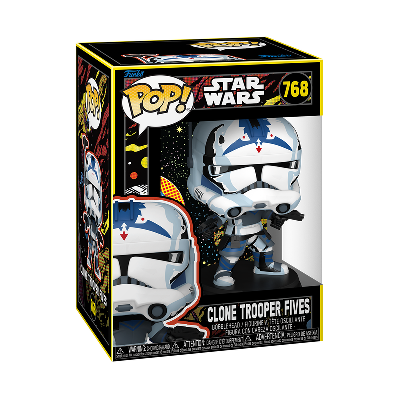 FU83813 Star Wars Clone Wars Clone Trooper Fives (Retro)