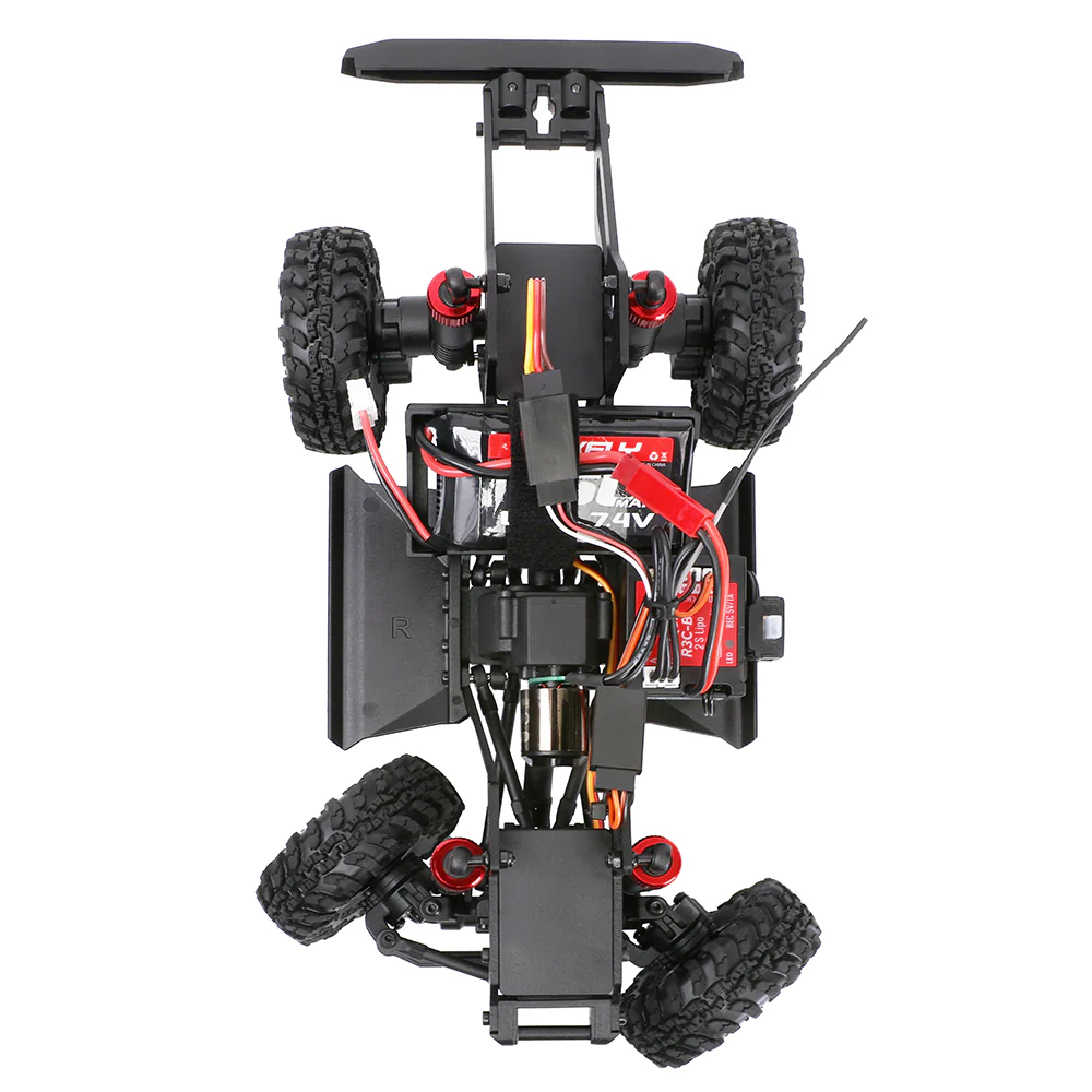 RER39153 Ascent-18 1/18 Scale 4WD Scout II Brushless Rock Crawler - Red