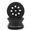 PRO275715 Denali 2.2 8 Spoke Bead-Loc Crawler Wheels (2) (Black/Black)