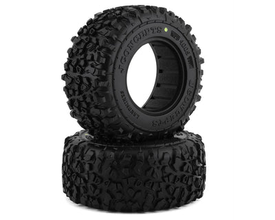 JCO4009-00 Landmines Short Course Tires (2) (Yellow)