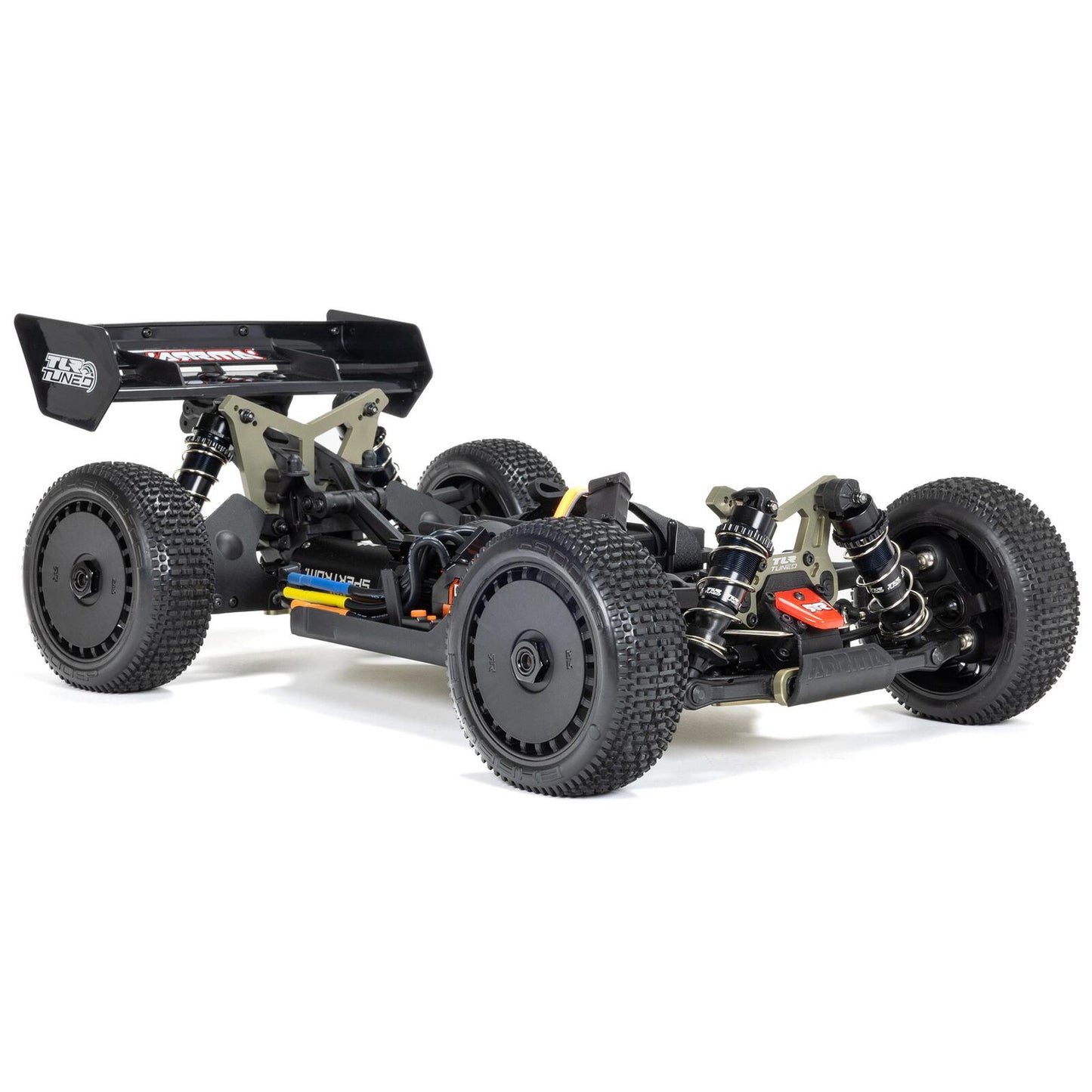 ARA8406 Arrma 1/8 TLR Tuned TYPHON 6S 4X4 BLX Buggy RTR, Red/Blue