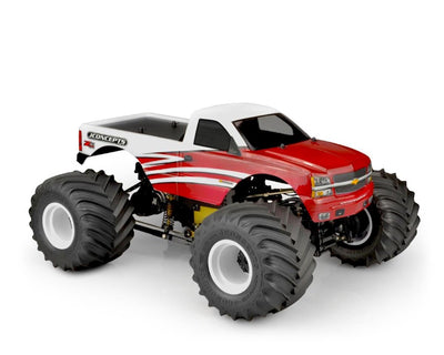 JCO0399 2005 Chevy 1500 MT Single Cab Monster Truck Body (Clear) (12.5" Wheelbase)