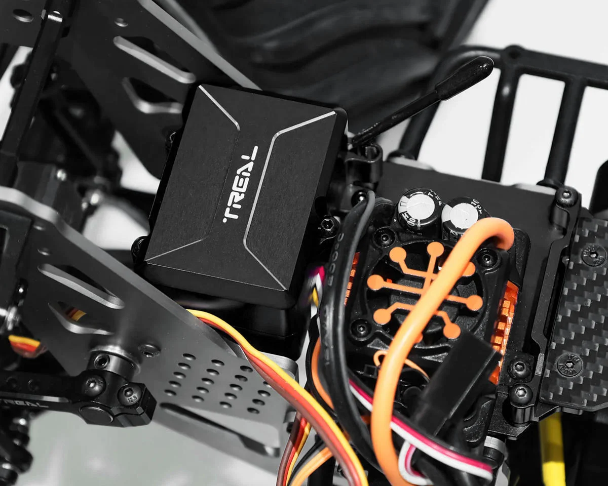 X004LURH0R Treal Hobby Losi® LMT 2.0 Aluminum LCG Electronics Tray & Mount Set (Black)