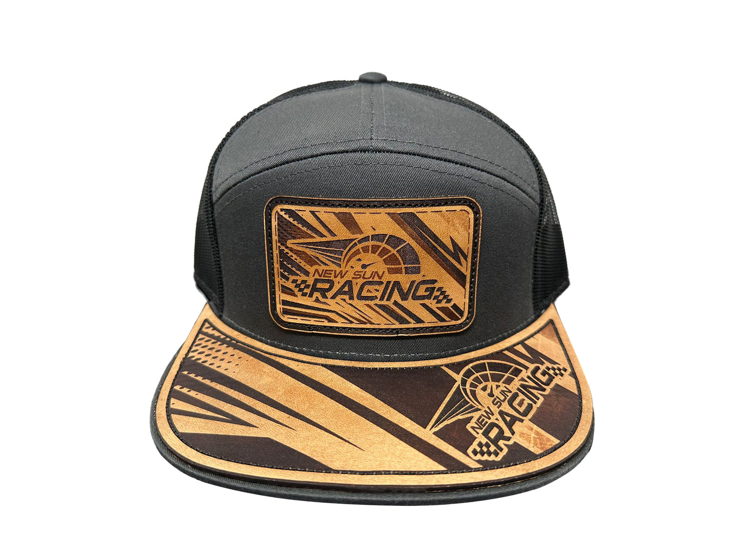 NSR Custom Cap - 7 Panel - Leather Patch & Lid -