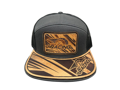 NSR Custom Cap - 7 Panel - Leather Patch & Lid -