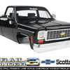 Z-RTR0067 RC4WD Trail Finder 2 "LWB" RTR W/ Chevrolet K10 Scottsdale Hard Body Set (Black)