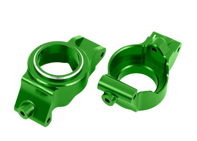 7832-GRN Caster Blocks (C-Hubs), 6061-T6 Aluminum Green Anodized, Left & Right