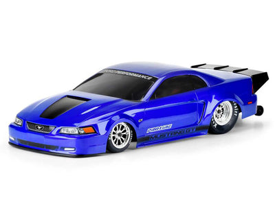 PRO357900 1999 Ford Mustang No Prep Drag Racing Body (Clear)