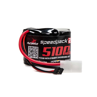 DYNB2442 Speedpack2 6V 5100mAh 5C NiMH, Hump Receiver Pack, BAJA 5B