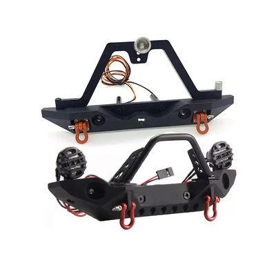 INTC29967 Realistic 1/10 Front & Rear Bumper w/ LED Lights