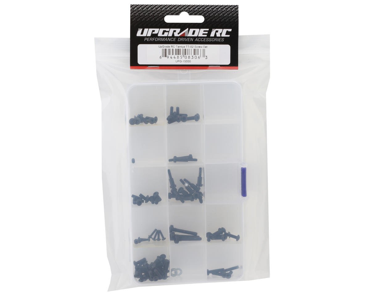 UPG-15000 UpGrade RC Tamiya® TT-02 Hex Head Screw Set w/Hex Head Shoulder & Pin Screws