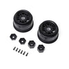 PRO287303 Pro-Line Racing 1/10 Sheriff Dirt Oval Wheels, 12mm Hex, Black (2): Losi Sprint Car (Rear) & Dirt Late Model (Front/Rear)