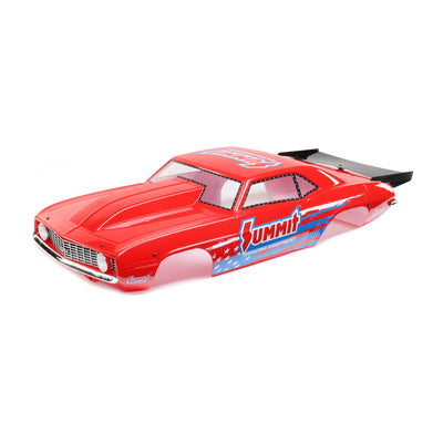 LOS230088 22S Drag 69 Camaro Body - Summit Red