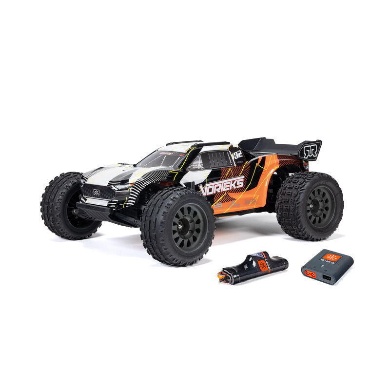 ARA3205S Arrma 1/10 VORTEKS MEGA 550 2WD Stadium Truck RTR with Battery & Charger