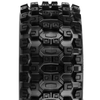 PRO1013113 X-Maxx Badlands MX43 Pro-Loc Pre-Mounted All Terrain Tires (MX43) w/Impulse Pro-Loc Wheels (Black) (2)