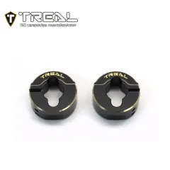 X003KPNSV1 TREAL Brass Rear Counterweight (2P) Axle Weight 13g/pc Upgrades for 1/18 TRX4M